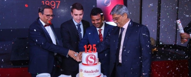 125 años de historia de Sauleda y 25 años de Sujan Impex PVT. LTD.