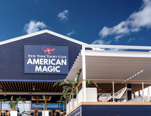 Sauleda colabora con el equipo American Magic en la Americas Cup de vela de Barcelona
